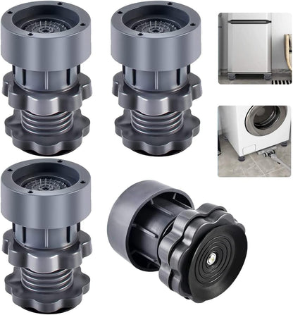 Washing Machine Vibration Pads, Refrigerator Stand (4 Pcs Set)